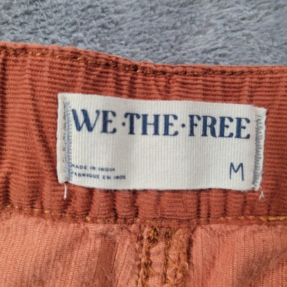 We The Free Wide Leg Corduroy Pants in Rust - Picture 10 of 12